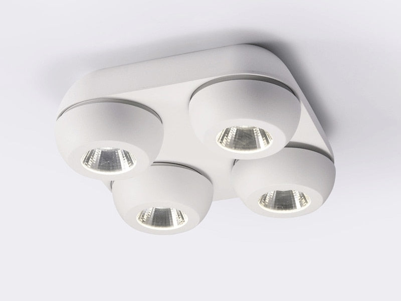 High quality super bright surface mounted LED Dimmable downlights 10W 15W 20W 30W 40W 60W AC85-265V COB ceiling lamp spot lights