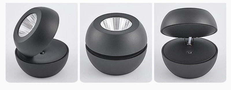 High quality super bright surface mounted LED Dimmable downlights 10W 15W 20W 30W 40W 60W AC85-265V COB ceiling lamp spot lights