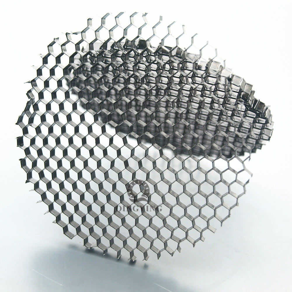 LED Soft light shade hood downlight spotlight round honeycomb mesh 2pcs/lot cover black anti-glare anti-dazzling light aluminum