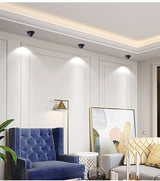 Dimmable Embedded Retractable LED COB Ceiling 7W 15w 20W 24W AC85-265V Adjustable 360 Degree LED Trunk Downlight Home Lighting