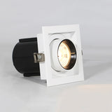 Round Square Adjust Stretchable Recessed 12W 15W 18W 24W COB LED Downlight Ceiling Spotlight Kitchen Living Room Indoor Lighting