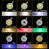 High Power LED Light-Emitting Diode 10pcs 1W 3W LEDs Chip Warm White Cold White Red Green Blue For Spot Light Downlight Lamp