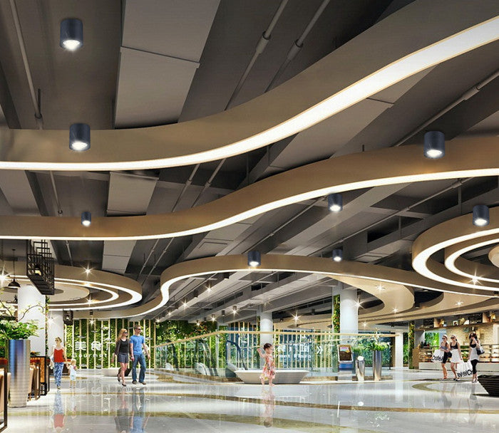 Surface Mounted LED COB Ceiling LED Downlight 10W 15W 20W 30W 50W 110V 220V Black White Round Indoor Lighting 3000K 6000K