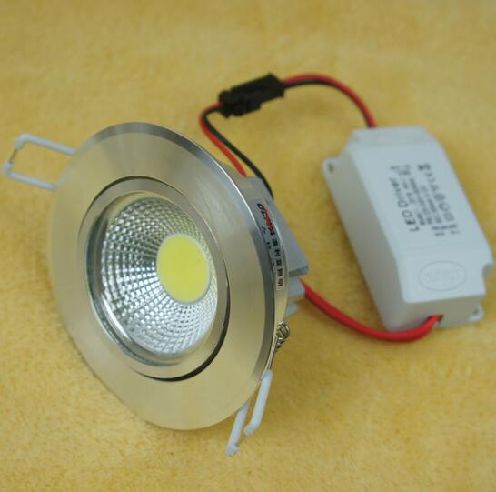 Spot LED DownLight AC85-265V 3W 5W 7W 10W 12W Dimmable LED COB Spot Recessed Down light Downlights