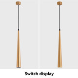 Cone LED Ceiling Spotlights Dimmable Hanging Light 5-12W Kitchen Bar Table Lamps Dining Chandeliers Surface Mounted Downlights