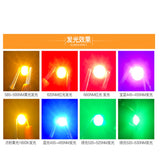 LED Downlight 50Pcs 1W 3W High Power LED Chip Light Beads Cold Warm White Red Green Blue Yellow For SpotLight Downlight Lamp Bulb