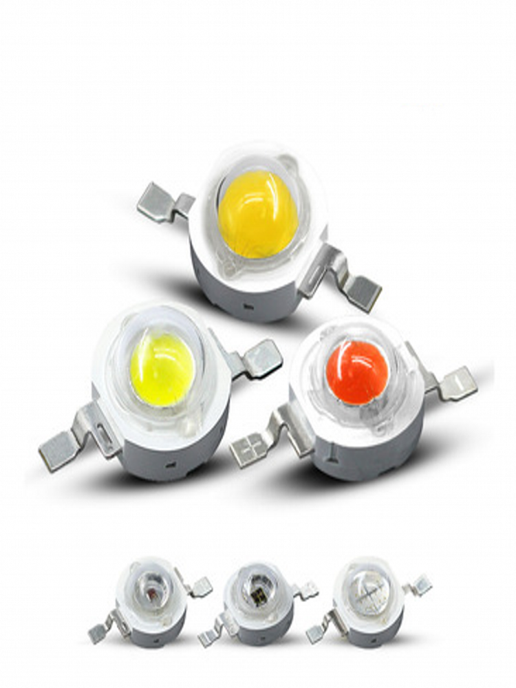 LED Downlight 50Pcs 1W 3W High Power LED Chip Light Beads Cold Warm White Red Green Blue Yellow For SpotLight Downlight Lamp Bulb