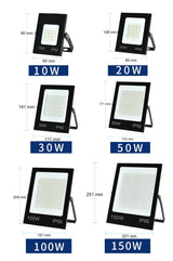 Flood Light Outdoor 10W 20W 30W 50W 100W 150W Wall Floodlight Projector Spotlight Exterior Waterproof Garden Garage Street Lamp