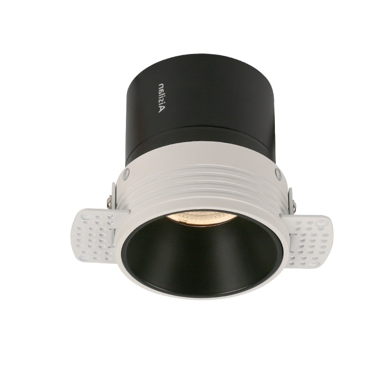 Aisilan Modern LED recessed downlight frameless built-in spot lamp Minimalist Convenient installation for living room bedroom