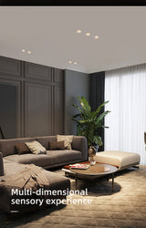 Aisilan Modern LED recessed downlight frameless built-in spot lamp Minimalist Convenient installation for living room bedroom