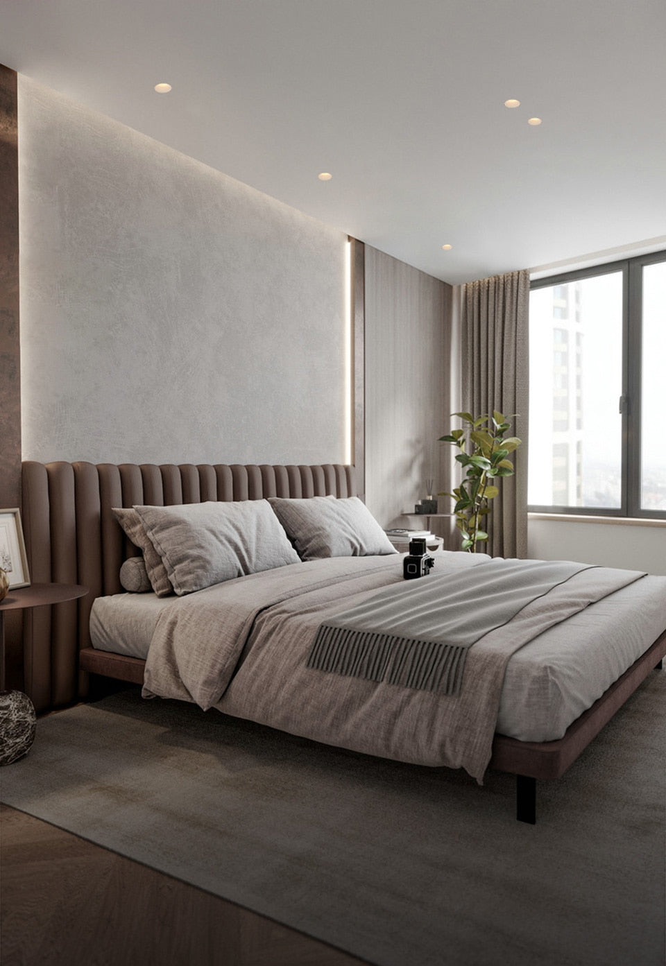 Aisilan Modern LED recessed downlight frameless built-in spot lamp Minimalist Convenient installation for living room bedroom