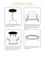 Aislian led Recessed downlight IP65 waterproof ultra-thin large beam angle spot light embedded bathroom shower room toilet