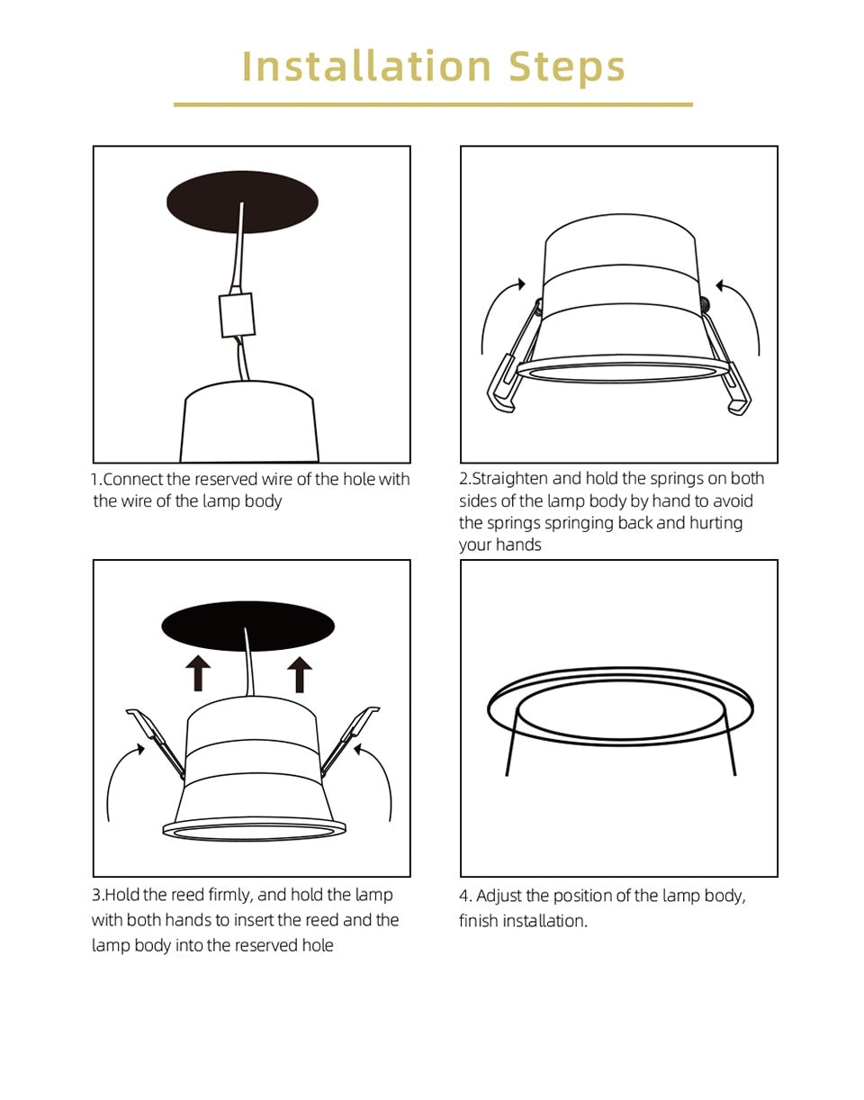 Aislian led Recessed downlight IP65 waterproof ultra-thin large beam angle spot light embedded bathroom shower room toilet