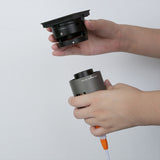 Aisilan LED embedded borderless spotlight three-head four-head no main light grille ceiling downlight for living room bedroom