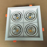 QIUBOSS Recessed LED Downlights Dimmable for Indoor Lighting 220V Led Spotlight 20W 28W 40W COB Ceiling Lamp 4pcs Light Sources