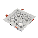 QIUBOSS Recessed LED Downlights Dimmable for Indoor Lighting 220V Led Spotlight 20W 28W 40W COB Ceiling Lamp 4pcs Light Sources