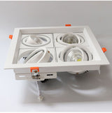 QIUBOSS Recessed LED Downlights Dimmable for Indoor Lighting 220V Led Spotlight 20W 28W 40W COB Ceiling Lamp 4pcs Light Sources