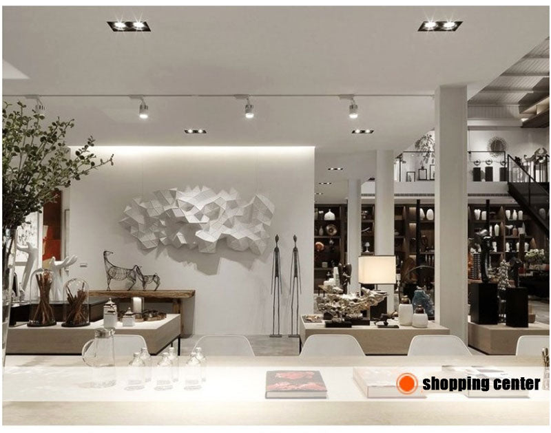 QIUBOSS Recessed LED Downlights Dimmable for Indoor Lighting 220V Led Spotlight 20W 28W 40W COB Ceiling Lamp 4pcs Light Sources