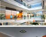 QIUBOSS Recessed LED Downlights Dimmable for Indoor Lighting 220V Led Spotlight 20W 28W 40W COB Ceiling Lamp 4pcs Light Sources