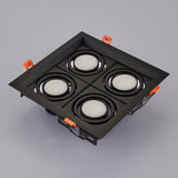 QIUBOSS Recessed LED Downlights Dimmable for Indoor Lighting 220V Led Spotlight 20W 28W 40W COB Ceiling Lamp 4pcs Light Sources