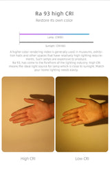 Aisilan LED Embedded Ceiling Spotlight Square Downlight Grille Honeycomb Anti-glare Recessed Light For Indoor Living Room Aisle