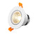Dimmable Recessed LED Downlights 5W 7W 9W 12W 15W 18W COB LED Ceiling Spotlights ac110V~220V LED Ceiling Lamps Indoor Lighting