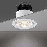 Dimmable Recessed LED Downlights 5W 7W 9W 12W 15W 18W COB LED Ceiling Spotlights ac110V~220V LED Ceiling Lamps Indoor Lighting