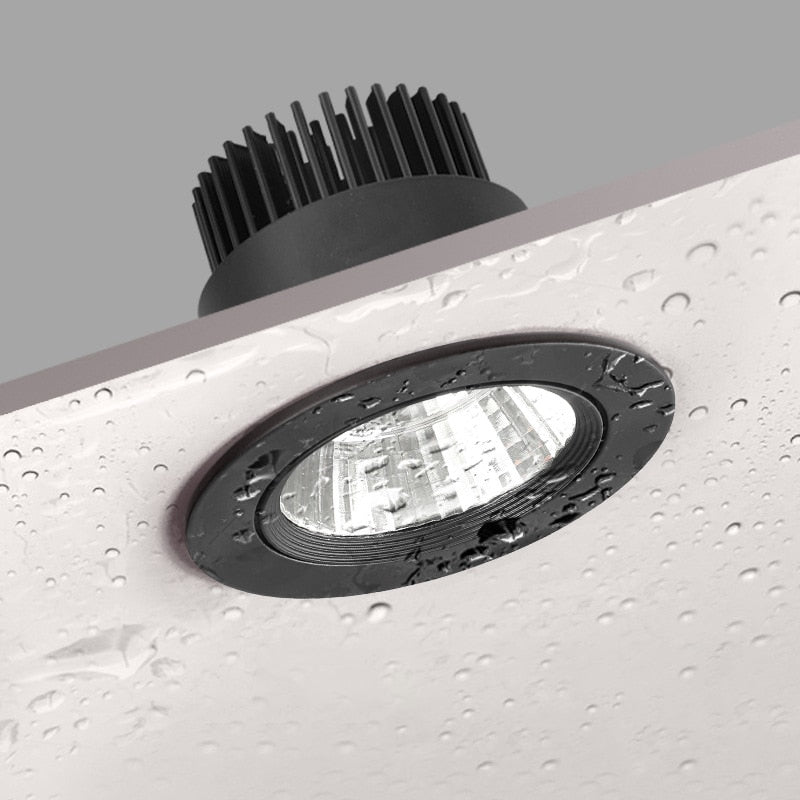 Dimmable Recessed LED Downlights 5W 7W 9W 12W 15W 18W COB LED Ceiling Spotlights ac110V~220V LED Ceiling Lamps Indoor Lighting