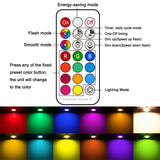 7W LED Downlight RGBW Dimmable Smart Lamp LED Ceiling Light Spotlight Color Changing bulb with Remote Control AC 220V 110V IP44