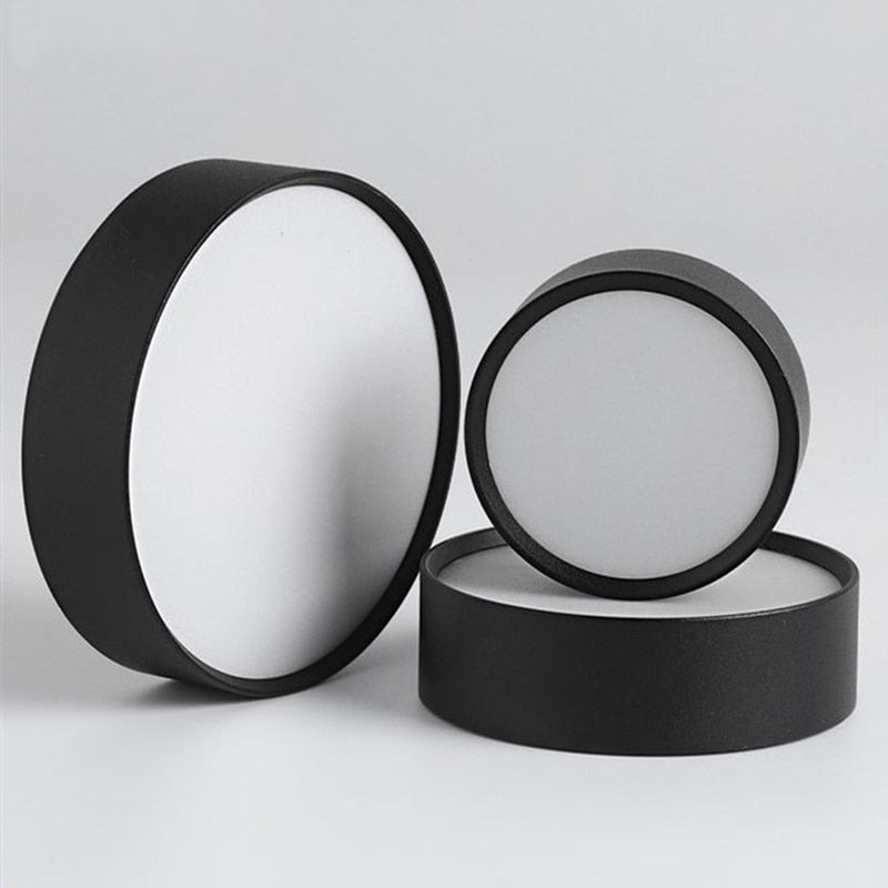 Ultra-thin surface mount LED panel light AC85-265v 7W 9W 12W 15W 18W 24W downlight ceiling light home lighting