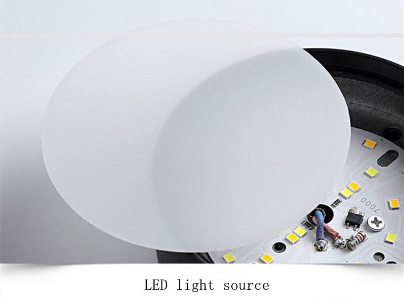 Ultra-thin surface mount LED panel light AC85-265v 7W 9W 12W 15W 18W 24W downlight ceiling light home lighting