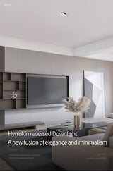 Aisilan LED Recessed Square Four-head Ceiling Plaster Spotlight Embedded Gypsum Downlight 28W Home For Indoor Living room Bedroom