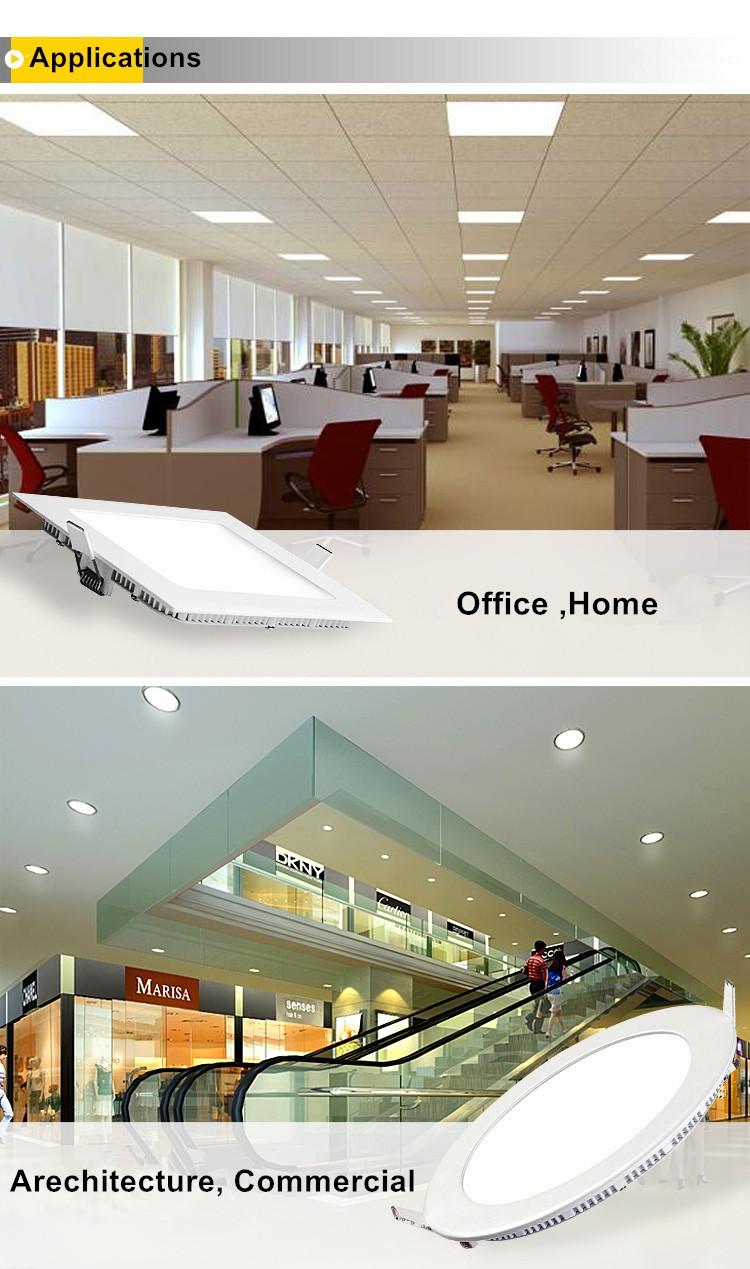 Ultra thin LED Panel Light SMD2835 3W 4W 6W 9W 12W 15W 18W 10X AC 85-265V Round Lighting LED Downlight