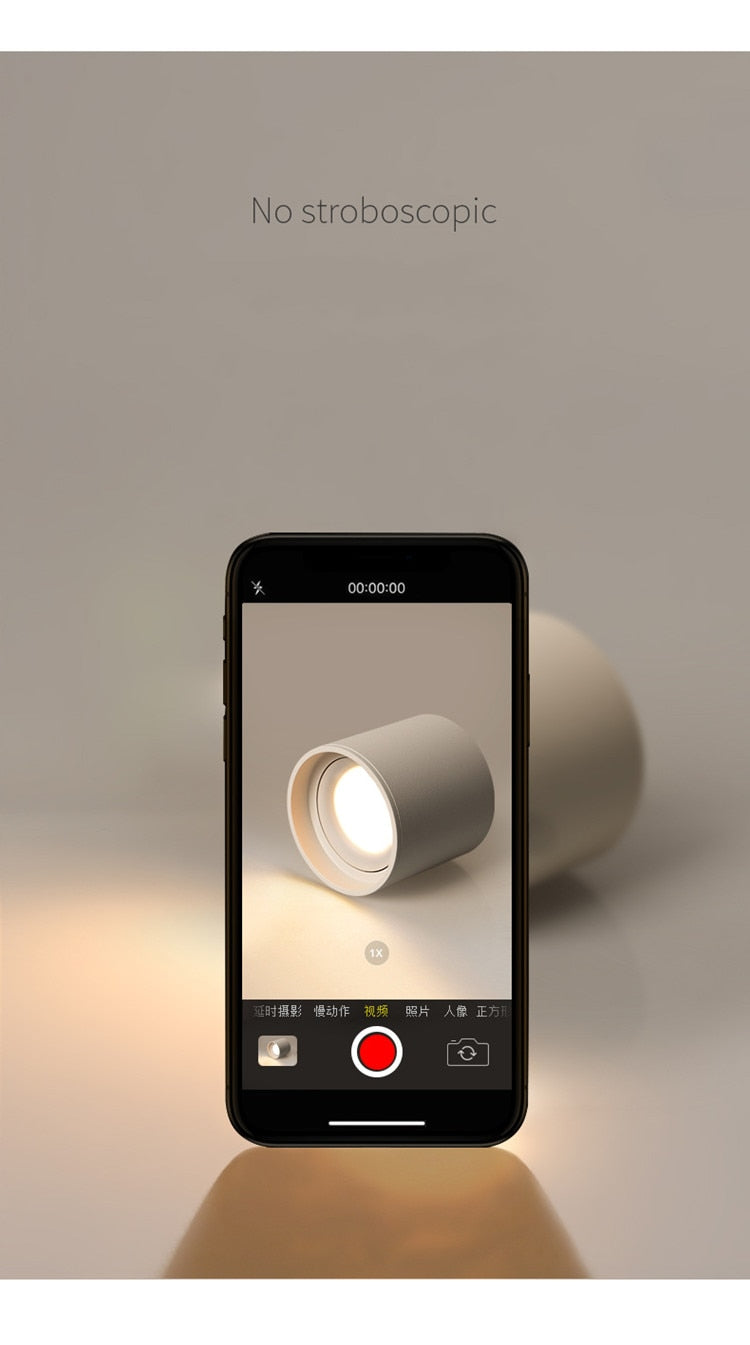 LED Ceiling Chandelier Downlight Surface Mounted Downlight Free Of Hole No Main Lighting Living Room Household Ceiling Corridor