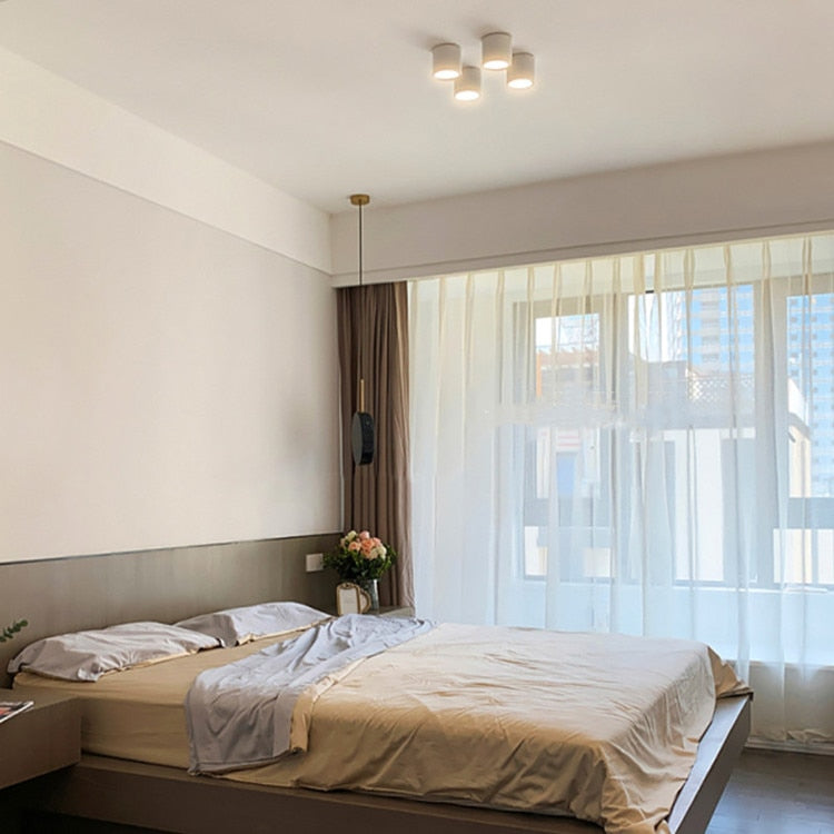 LED Ceiling Chandelier Downlight Surface Mounted Downlight Free Of Hole No Main Lighting Living Room Household Ceiling Corridor