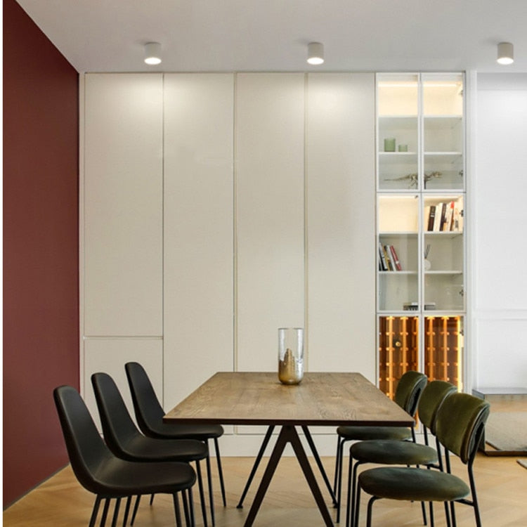 LED Ceiling Chandelier Downlight Surface Mounted Downlight Free Of Hole No Main Lighting Living Room Household Ceiling Corridor