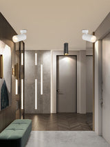 LED Ceiling Spotlight 220V Surface Mounted Lengthen Track Light Downlight Aluminum Fixture Foldable for Lamp Living Room Kitchen