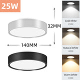 LED Ceiling Spotlight 220V Surface Mounted Lengthen Track Light Downlight Aluminum Fixture Foldable for Lamp Living Room Kitchen