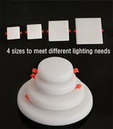 Ultra-thin Recessed Led Ceiling Lights Modern Ceiling Lamps 9W 18W 24W 36W Bedroom Kitchen Indoor Downlight 220V Panel Light