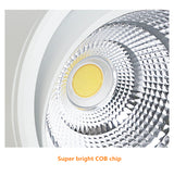LED Downlight COB Spotlight AC85-265V 5W 7W 12W 20W 25W Adjustable Angle Aluminum Surface Mounted Light Indoor Lighting Dimmable
