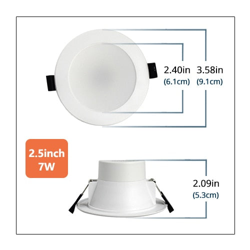 Benexmart Apple Homekit Smart LED Downlight 2.5 3.5 4 6 Inch Round Ceiling Lamp RGBCW Dimmable Spotlight Siri Alexa Google Home