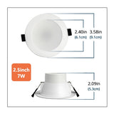 Benexmart Apple Homekit Smart LED Downlight 2.5 3.5 4 6 Inch Round Ceiling Lamp RGBCW Dimmable Spotlight Siri Alexa Google Home