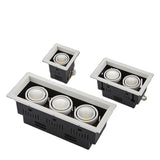 Dimmable COB Led Downlight Light Ceiling Spot Light 10W 20W 30W AC85-265V White/Black Ceiling Recessed Lights Indoor Lighting