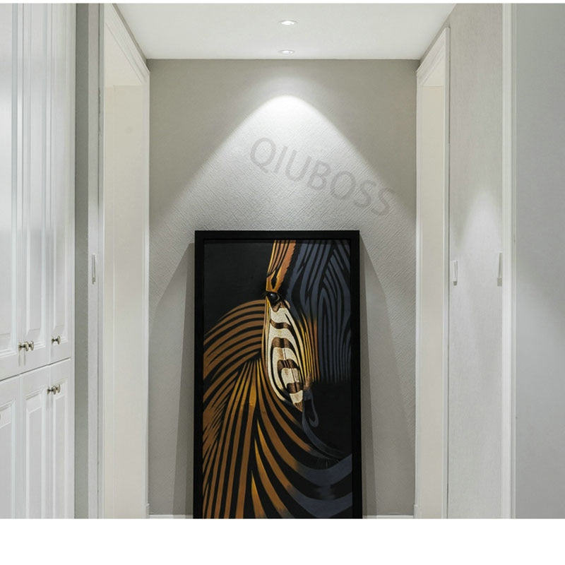 QIUBOSS Recessed LED Downlights 220V 110V Ceiling Light Dimmable LED Spotlights 15W 18W COB LED Lighting Lamp for Bathroom Loft