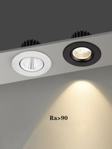 COB Dimmable LED Downlight AC85-265V Ceiling Light 5/9/12W Recessed Spotlight Warm White 3000k Natural White 6000k Indoor Lighting