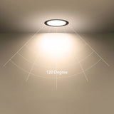 QIUBOSS 10 Pcs LED Downlights Recessed 220V LED Ceiling Lights Kitchen 3W 5W 7W LED Spot Lights 6 Inch Lighting Lamps for Indoor