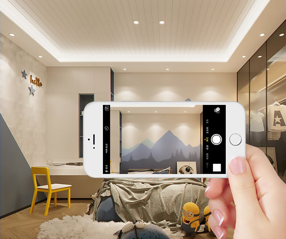 QIUBOSS 10 Pcs LED Downlights Recessed 220V LED Ceiling Lights Kitchen 3W 5W 7W LED Spot Lights 6 Inch Lighting Lamps for Indoor