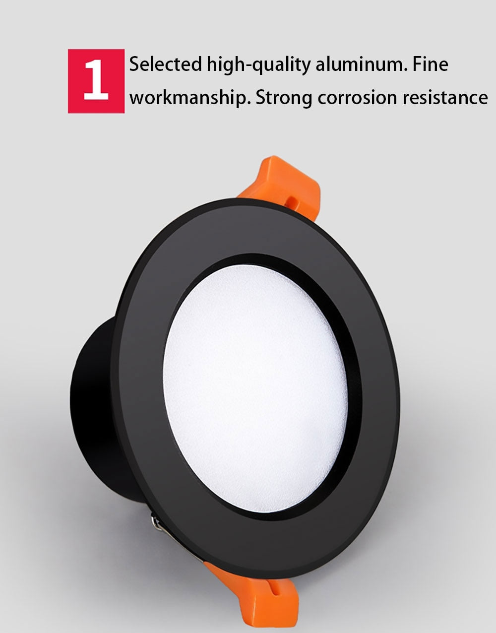 QIUBOSS 10 Pcs LED Downlights Recessed 220V LED Ceiling Lights Kitchen 3W 5W 7W LED Spot Lights 6 Inch Lighting Lamps for Indoor