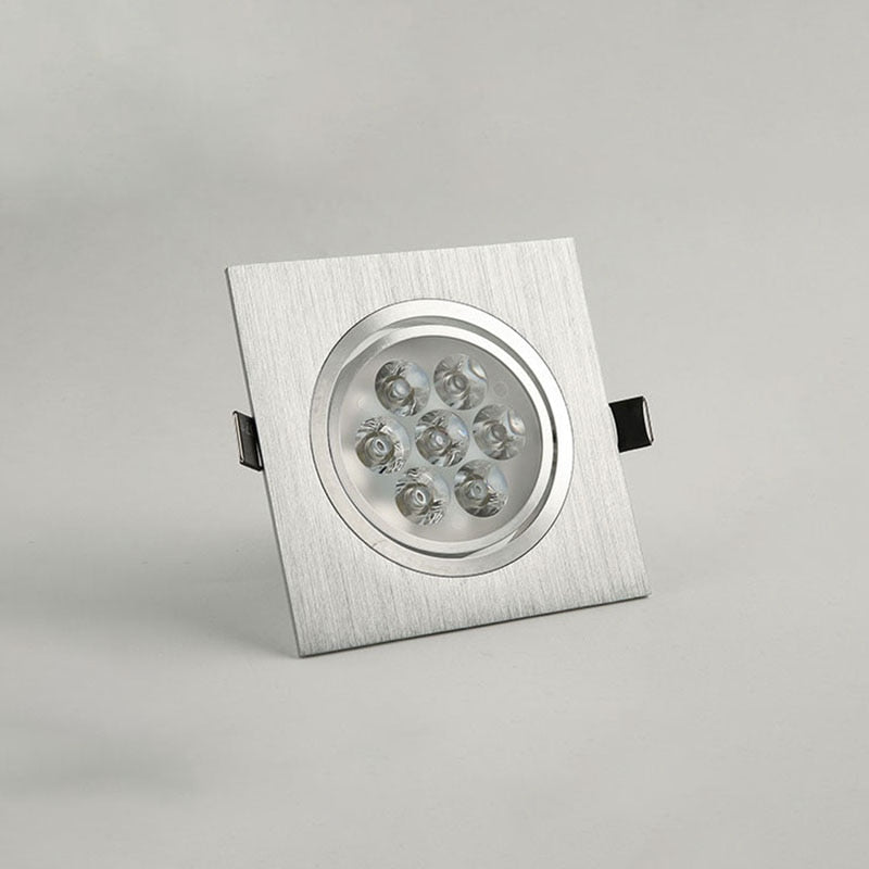Dimmable Square LED Recessed Downlights COB LED Ceiling Lamp Spot Lights 9W/15W/18W/21W/30W/42W AC85~265V Room Lamps