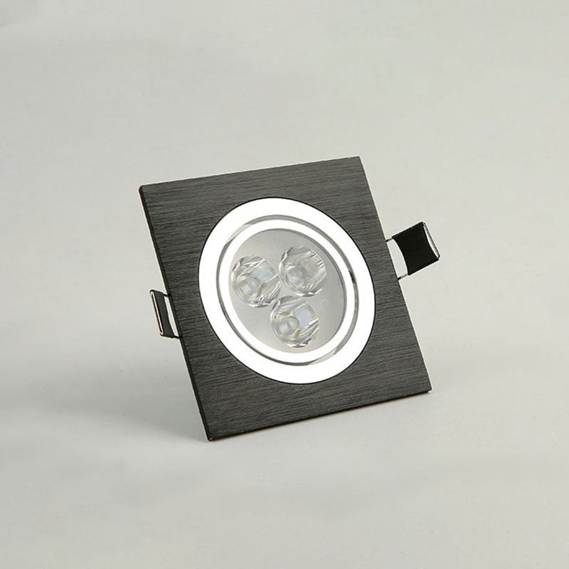 Dimmable Square LED Recessed Downlights COB LED Ceiling Lamp Spot Lights 9W/15W/18W/21W/30W/42W AC85~265V Room Lamps